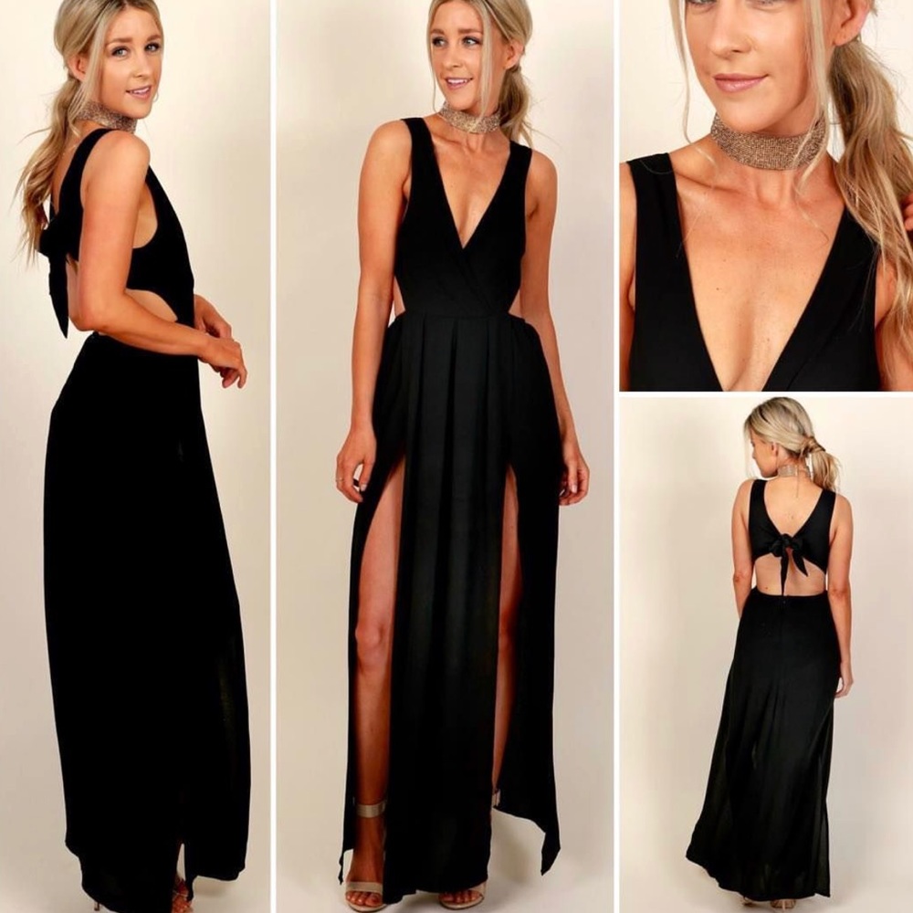 🔥 Hot 🔥 Double Slit Dress